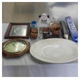 Abraham Lincoln portrait, clock and more