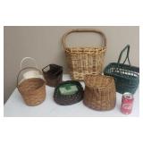 Tote of Baskets including Longaberger