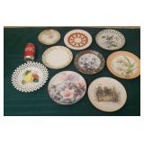 Collector Plates including Handpainted Nippon