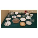 Shaving Mug, Assortment of Collector Plates &