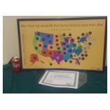 First State Quarter Collector Map