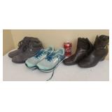 Ladies Sz.9 Shoes including Leather Hush Puppies