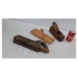 Old wood molding planes