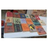 Old school books from 1930s & 40s.