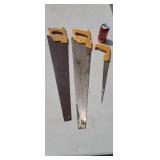 Hand saws.