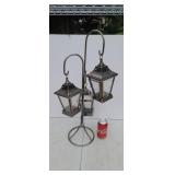 Kerosene lamps for the patio.