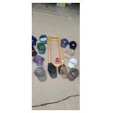cap rack with caps
