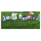 Garden supplies mostly full or half full.