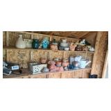 Flower pots and lawn decorations