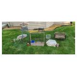 Birdhouse plantstands lawn lawn items
