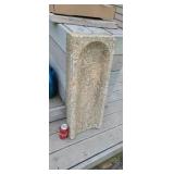 Concrete gutter splash gaurd (crack in it)