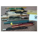VTG ADVERTISING FOUNTAIN PENS AND PENCILS
