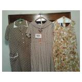 3 VTG LADIES DRESSES...NICE