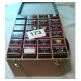 VTG SLIDE CASE W STORAGE BOXES