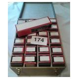 VTG SLIDE CASE W STORAGE BOXES