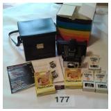 POLAROID CAMERA W ACCESSORIES