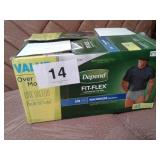 DEPENDS FIT FLEX FOR MEN S/M PARTIAL BOX