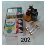 PROJECTOR LAMPS & FILM CLEANER