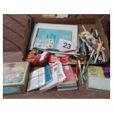 FLAT OF MISC OFFICE SUPPLIES