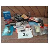 FLAT OF MISC CABLES - AUDIO CABLE, COAX, PLUG