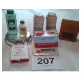 VTG ITEMS - GLASS BAYER ASPIRIN BOTTLE, METAL