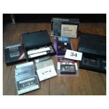 VHS REWINDER, HEAD CLEANERS, CASSETTE TAPE