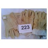 FAIRFIELD BUCKSKIN  AND GREEN MOUNTAIN GLOVES SZ