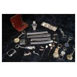 VTG.HAT PINS:SWANK CUFF LINKS