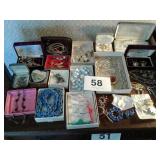 LOT OF COSTUME JEWELRY