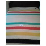 POLAR STAR 100% WOOL INDIAN BLANKET JC PENNEY CO