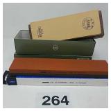 2 SHARPENING STONES,  KING S-1, NORTON IM2