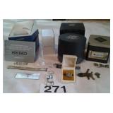 WATCH BAND LINKS, NEW KEYCHAIN, RING W GOLD?