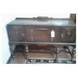 ANTIQUE BUFFET 59 1/2" L X 22" W X 39 1/2" H