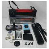 NEW SURGE PROTECTOR, LANTERN, WISK BROOM, & MORE