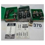 45 RCBS TAPER CRIMPER, DIE SETS, SHELL HOLDER