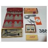 LUFKIN RADIUS GAGE, MICROMETER, 3 WAY MAGNETS