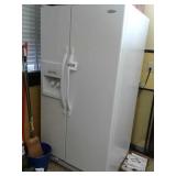 WHIRPOOL REFRIGERATOR W ICE, WATER, LIGHT 36" W X