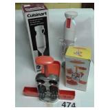 2 HAND BLENDERS 1 IS CUISINART, VTG WESTMARK