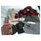 VTG CLOTHES, GLOVES, ETC