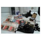 MISC CAMERA SUPPLIES - TRIPOD LEG WRAPS, LENSES,