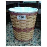 13 GAL TRASH CAN W DECORATIVE OUTER SHELL