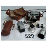 VTG ARGUS C 33 CAMERS, LENSES, CASES