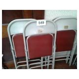 4 SAMSON FOLDING CHAIRS