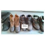8.5 & 9 NEW BALANCE AND LL BEAN BOOTS