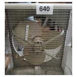 LARGE WARDS METAL WINDOW FAN..WORKS