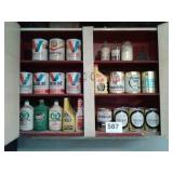 28 CANS OF UNOPENED MOTOR OIL, HEAT, INJECTOR