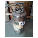 SEARS STAINLESS STEEL TANK...4 GAL