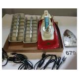 METAL ICE CUBE TRAYS, PRESTO IRON, MADE IN GT.