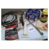 JUMPER CABLES, PREMIUM CAR WAX, ETC