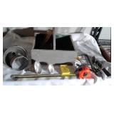 WOODEN CRATE:TOOLS:FUNNELS